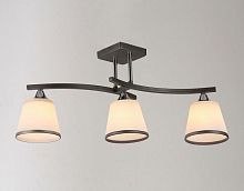 Люстра потолочная трехрожковая  Мелодия Света Е27 220В Черный картинка 